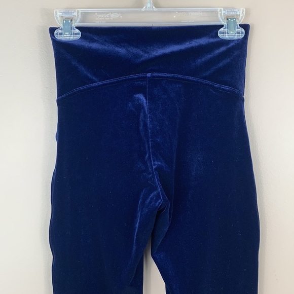 Spanx navy velvet leggings sz med - Picture 8 of 10